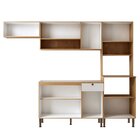 Cozinha Modulada 4 Peças Em Mdf Com Torre Quente Para Forno E