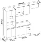 Cozinha Modulada 4 Peças Fi0003 Demobile