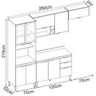 Cozinha Modulada 4 Peças Fi0006 Demobile