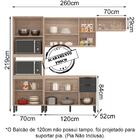 Cozinha Modulada 4 Peças Ftm004 Demobile