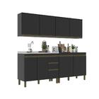 Cozinha Modulada 4 Peças J Carvalho Cecília Preta