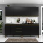 Cozinha Modulada 4 Peças J Carvalho Cecília Preta