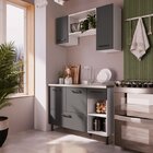 Cozinha Modulada 4 Peças Juruti Cabecasa Madeiraoriginals Bra