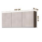 Cozinha Modulada 4 Peças Malbec Avela Karen Peternella