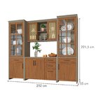 Cozinha Modulada 4 Peças Paneleiro Duplo Ratan Camponesa 100%