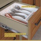 Cozinha Modulada 4 Peças Ratan Camponesa 100% Mdf Amadeirado