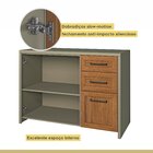 Cozinha Modulada 4 Peças Ratan Camponesa 100% Mdf Amadeirado