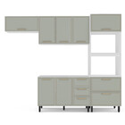 Cozinha Modulada 4 Peças Sem Pia Amara Politorno Móveis