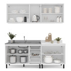 Cozinha Modulada 4 Peças Sem Pia Amara Politorno Móveis