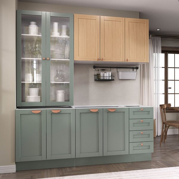 Cozinha Modulada 4 Peças Sem Tampo 2 Aéreos 2 Balcões Arizona