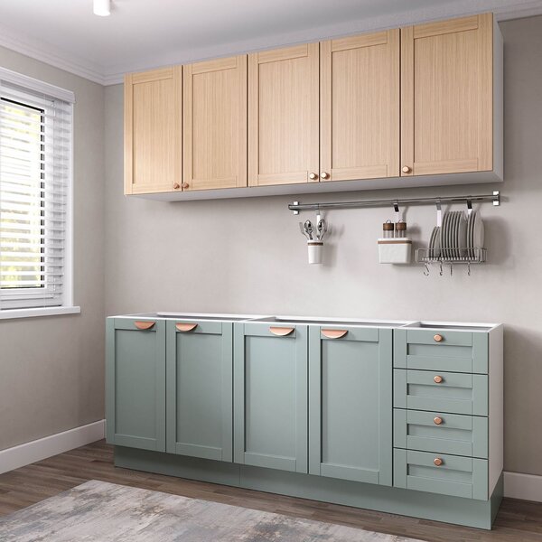 Cozinha Modulada 4 Peças Sem Tampo 2 Aéreos 2 Balcões Arizona