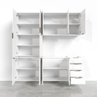 Cozinha Modulada 4 Peças Sem Tampo 2 Aéreos 5 Portas E 2 Balc