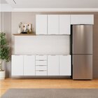 Cozinha Modulada 4 Peças Sem Tampo 2 Aéreos E 2 Balcões 2 Por