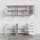 Cozinha Modulada 4 Peças Sem Tampo 2 Aéreos E 2 Balcões Ipane