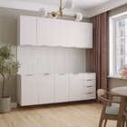 Cozinha Modulada 4 Peças Sem Tampo 2 Aéreos E 2 Balcões Ipane