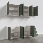 Cozinha Modulada 4 Peças Sem Tampo 2 Aéreos E 2 Balcões Ipane