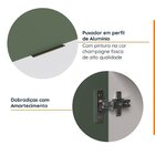 Cozinha Modulada 4 Peças Sem Tampo Com Rodapé 2 Aéreos E 2 Ba