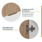 Cozinha Modulada 4 Peças Sem Tampo Com Rodapé 2 Aéreos E 2 Ba