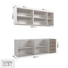 Cozinha Modulada 4 Peças Sem Tampo Sem Rodapé 2 Aéreos E 2 Ba