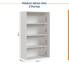 Cozinha Modulada 4 Peças Sem Tampo Suspensa 2 Aéreos E 2 Balc
