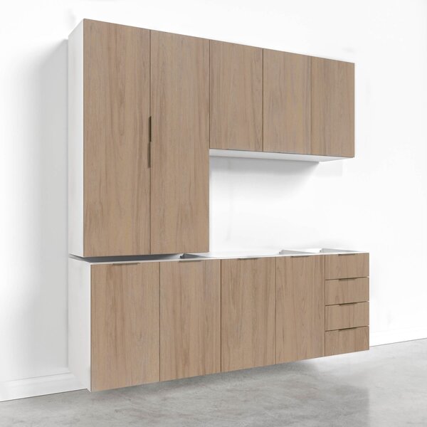 Cozinha Modulada 4 Peças Sem Tampo Suspensa 2 Aéreos E 2 Balc