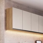 Cozinha Modulada 4 Peças Tampo Aéreo 3 Portas Balcão 2 Portas