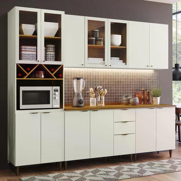 Cozinha Modulada 5 Peças 100% Mdf Essencia 1 Henn