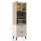 Cozinha Modulada 5 Peças 10 Portas 6 Gavetas Larissa Moveis S