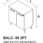 Cozinha Modulada 5 Peças 12 Portas 2 Gavetas Vidro Reflecta E