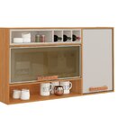 Cozinha Modulada 5 Peças 12 Portas 2 Gavetas Vidro Reflecta E