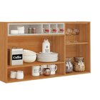 Cozinha Modulada 5 Peças 12 Portas 2 Gavetas Vidro Reflecta E