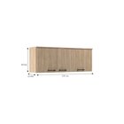 Cozinha Modulada 5 Peças 12 Portas E 1 Gaveta Maysa Aveiro Oa