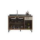Cozinha Modulada 5 Peças 12 Portas E 1 Gaveta Maysa Madeira O