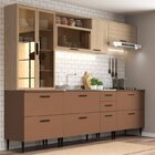Cozinha Modulada 5 Peças 12 Portas E 2 Gavetas Bárbara Aveiro