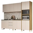 Cozinha Modulada 5 Peças 13 Portas E 3 Gavetas Giorgia Canary