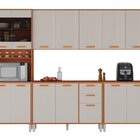 Cozinha Modulada 5 Peças 14 Portas 2 Gavetas Paneleiro Para F