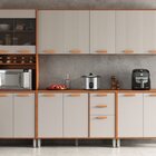 Cozinha Modulada 5 Peças 14 Portas 2 Gavetas Paneleiro Para F