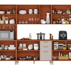 Cozinha Modulada 5 Peças 14 Portas 2 Gavetas Paneleiro Para F
