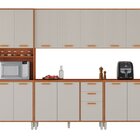 Cozinha Modulada 5 Peças 14 Portas 2 Gavetas Paneleiro Para F