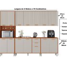 Cozinha Modulada 5 Peças 14 Portas 2 Gavetas Paneleiro Para F