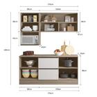 Cozinha Modulada 5 Peças 178 Cm Etti Pln