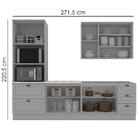Cozinha Modulada 5 Pecas 272 Cm Ce377 Americana Henn