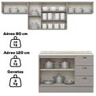 Cozinha Modulada 5 Pecas 280 Cm Americana Henn