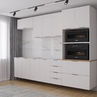 Cozinha Modulada 5 Peças 2 Aéreos 2 Balcões 1 Torre Quente Ip