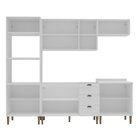 Cozinha Modulada 5 Peças 2 Aéreos 2 Balcões 1 Torre Quente La