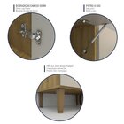 Cozinha Modulada 5 Peças 2 Aéreos 2 Balcões E 1 Torre Quente