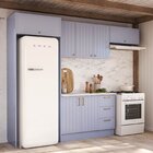 Cozinha Modulada 5 Peças 3 Aéreo 1 Balcão Com Tampo 1 Kit Lat