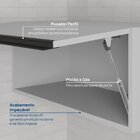 Cozinha Modulada 5 Peças 3 Aéreos 1 Balcão 1 Paneleiro Nara C