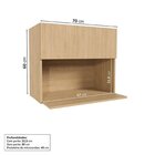 Cozinha Modulada 5 Peças 3 Aéreos 2 Balcões Nara Cabecasa Mad