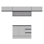 Cozinha Modulada 5 Peças 4 Aéreos 1 Balcão Nara Cabecasa Made